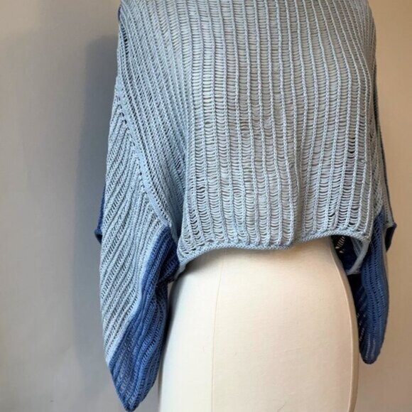 Yigal Azrouel Cut25 Knitted Butterfly Crop Wrap - Picture 8 of 8